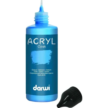 Vodová barva Darwi Opak Akrylová barva Light Blue 80 ml 1 ks