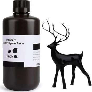 Příslušenství k 3D tiskárně ELEGOO Standard Resin 1kg, černá