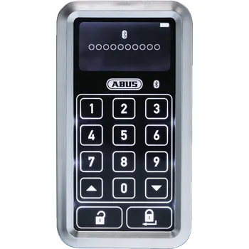 Klávesnice Abus CFT3100 S - HomeTec Pro bezdrátová klávesnice stříbrná