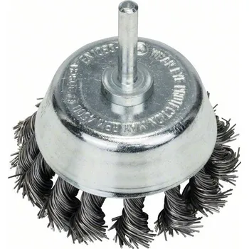 Brusný kartáč BOSCH Hrnkový kartáč, copánkový, 65×0,5 mm, ocel 65 mm, 0,5 mm 2608622050