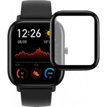 Příslušenství k chytrým hodinkám Mobilly 3D Ochranné tvrzené sklo pro Xiaomi Amazfit GTS, oleofobní vrstva, voděodolné, zahlé