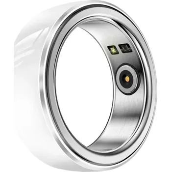 Chytré hodinky Risinno R8, chytrý prsten, velikost 20 (vnitřní průměr 19,8mm), bílá