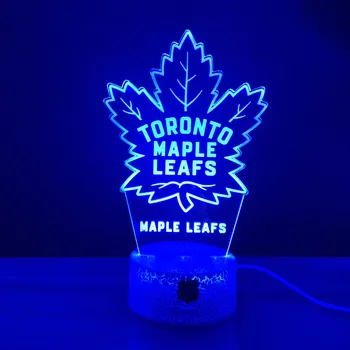 Lampička Great Branding Led Světlo Toronto Maple Leafs NHL
