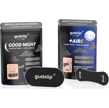 Pomůcka proti chrápání a spánkové apnoe Balíček pro lepší spánek 1x Nosní pásky + 1x Pásky na ústa