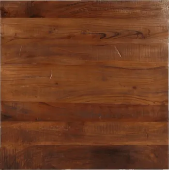 Obývací pokoj vidaXL Stolní deska 80x80x2,5 cm čtvercová hrubé mangovníkové dřevo [371480] Barva: Recyklované dřevo (přírodní)
