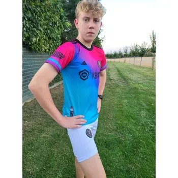 INTER MIAMI CF - Messi - modro-růžovo-fialový 4