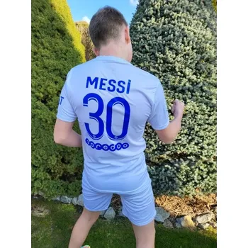 PSG - Messi - bílo-modro-červený 4