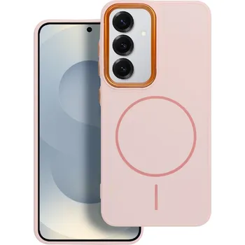 Náhradní kryt pro mobilní telefon Kryt Cover Frame Mag Cover s MagSafe Samsung Galaxy A56 Powder Pink