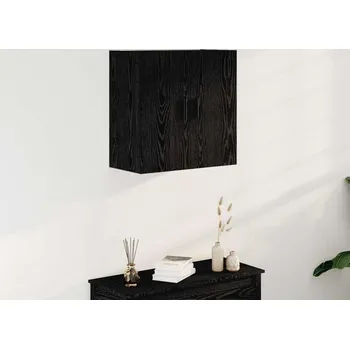 Koupelnový nábytek vidaXL Nástěnná skříň Černý dub 60 x 31 x 60 cm kompozitní dřevo [862946]