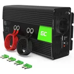 Green Cell Power Inverter měnič napětí z 12V na 230V, 1000W/2000W, modifikovaná sinusoida