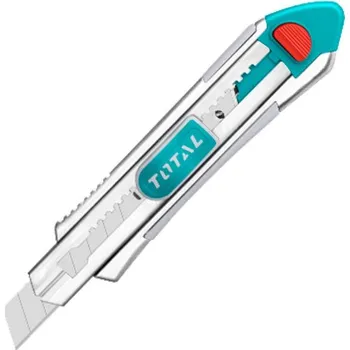 Pracovní nůž TOTAL Nůž ulamovací kovový s kovovou výztuhou, SK4 TG5121806