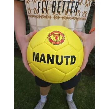 Fotbalový míč Fotbalový míč - MANCHESTER UNITED - žlutý 5