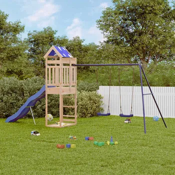 Dětské hřiště vidaXL Dětské hřiště na zahradu masivní borové dřevo [3279124]