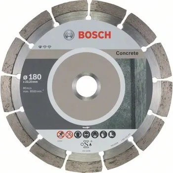 Pilový kotouč BOSCH Diamantový dělicí kotouč Standard for Concrete 180 x 22,23 x 2 x 10 mm (10 ks) 2608603242