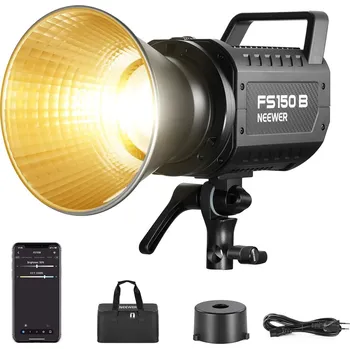 Studiové světlo Neewer FS150B trvalé studiové světlo, Bowens, 72000Lux/1m, 2700-6500K, CRI97+, 130W, Bi-ColorCOB LED, doprava ZDARMA!