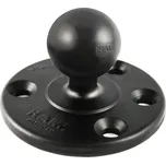 RAM Mounts kruhový úchyt o průměru 93mm s 3 otvory po 120° s kulovým 1,5" čepem, RAM-240U