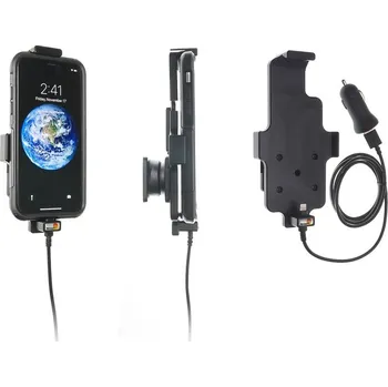 Brodit držák do auta na Apple iPhone Xs/X v pouzdru, s nabíjením z cig. zapalovače/USB, doprava ZDARMA!