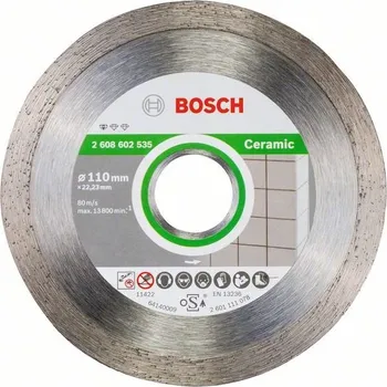 Pilový kotouč BOSCH Standard for Ceramic 2608602535 110 x 22,23 x 1,6 mm