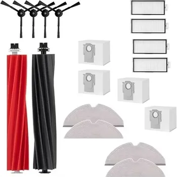 Kartáč pro robotický vysavač Mobilly sada kartáčů, filtrů, mopů a sáčků pro Roborock Q8 Max+, Q5 Pro+, 18 ks