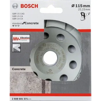 Pilový kotouč BOSCH Diamantový brusný hrnec Standard for Concrete 125 × 22,23 × 5 S4CON 125 SEG. 2608601573