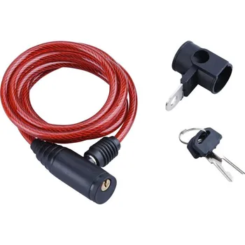 Sada nářadí EXTOL Zámek na kolo - lanko, 6 x 1500 mm 77750