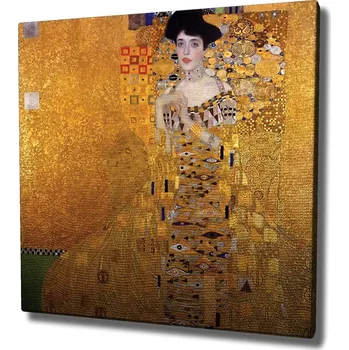 Obraz ASIR Obraz na plátně 45 x 45 cm Gustav Klimt Adele