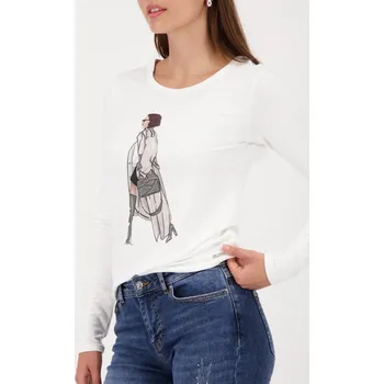 Tričko Monari 809392 s potiskem Velikost: 34