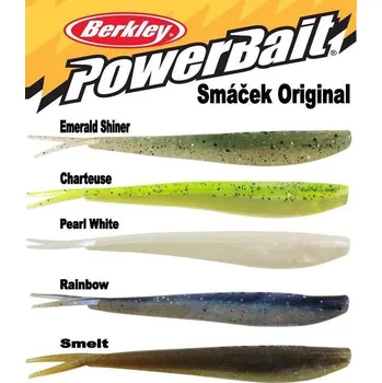 Umělá nástraha Smáček Berkley Powerbait Original 10cm 10ks - Purple Magic