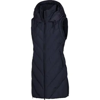 Dámská vesta Northfinder Dámská zateplená vesta v trendy stylu VELDA, černá, XS