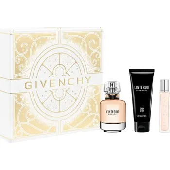 Givenchy L'Interdit Rouge W EDP, 50 ml + tělové mléko 75 ml + EDP 12,5 ml