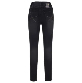 Dámské kalhoty ARDON Dámské jegginy ARDON®JASVENA JEANS černá Velikost: 52 H2448/52