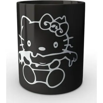 Sběratelský sportovní předmět Černý hrnek Hello Kitty Yummy Yummy - černá