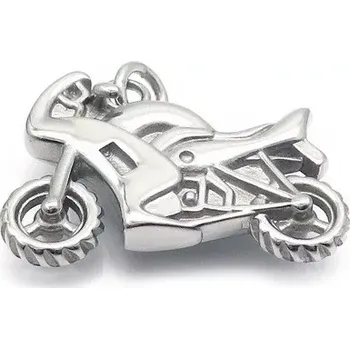 Přívěsek Ocelový přívěšek silniční motorka (Přívěšek motorka z chirurgické oceli)