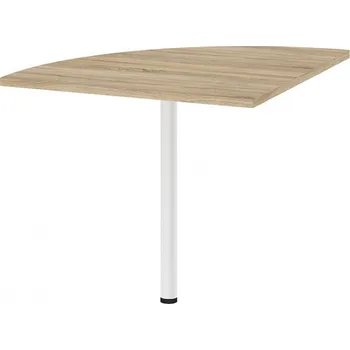 Psací stůl Propojovací prvek Modulo 80,1 x 80,1 cm, dub sonoma / bílá