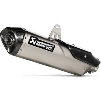 Motodíl Akrapovic Slip On exhaust system Silver. Triumph Tiger 900 Modelle (19-23).