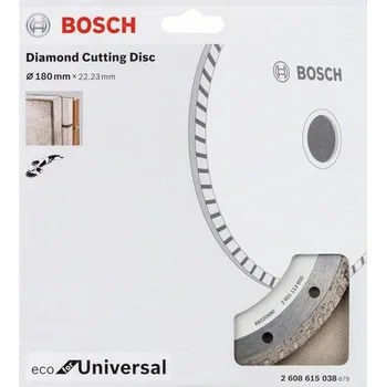 Pilový kotouč BOSCH Diamantový dělicí kotouč ECO For Universal 180x22.23x2.6x7 2608615038