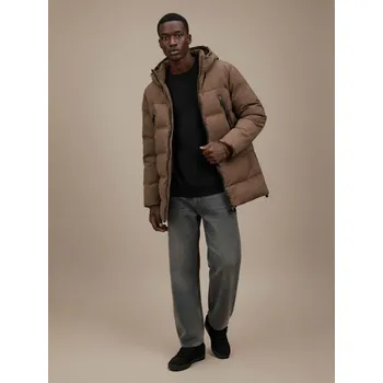 Dámský kabát Prošívaný kabát s kapucí - XL - House - béžová - 656GX-80X