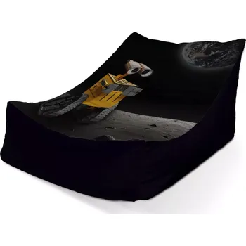 Sedací pytel Sablio Sedací vak Lounge Wall-E robot Měsíc: 120 x 100 x 80 cm