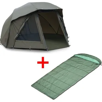Bivak Chyť a pusť Přístřešek Brolly Thunder + Suretti Spací pytel Expert
