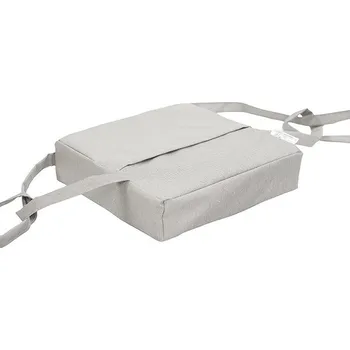 Polštář Flumi Zvyšovací polštář na židli pro děti, světle šedý