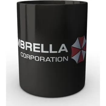 Sběratelský sportovní předmět Černý hrnek Umbrella Corporation Line - černá