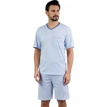 Pánské pyžamo Pánské pyžamo 482/52 REGINA modrá světlá XXL