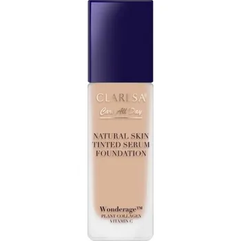 Přípravek na tvář Claresa NATURAL SKIN TINTED SERUM FOUNDATION CARE ALL DAY make-up-serum s přirozeným finišem 1N Light Neutral, 32 ml