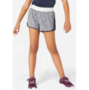 Dívčí kraťasy DOMYOS Dívčí kraťasy 2 v 1 s potiskem 8 LET MODRÁ