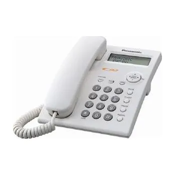 Stolní telefon Panasonic - jednolinkový telefon, bílý KX-TSC11FXW