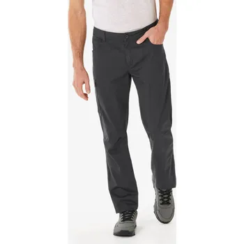 Pánské tričko QUECHUA Pánské turistické kalhoty NH 100 S ŠEDÁ