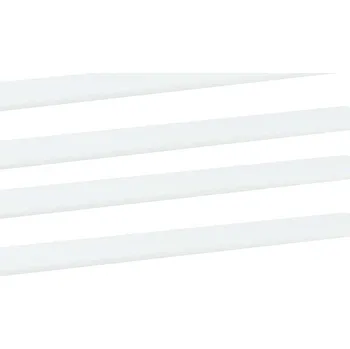 police vidaXL Nástěnné police 4 ks 100x20x1,5 cm kompozitní dřevo [805382] Barva: Bílá