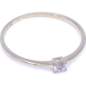 Prsten Diante Zlatý prsten s briliantem 83000139