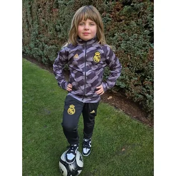 Tepláková souprava - REAL MADRID - černo-šedá 14