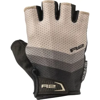 Cyklistické rukavice Dámské cyklistické rukavice R2 OMBRA 2.0 béžová/šedá/černá Velikost: L